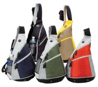 Sling Backpack w/ Audio Pocket - Headphone Port - Polyester