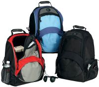 Laptop Backpack w/ Accessory Pockets - 600D Polyester