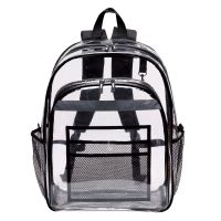 Clear Backpack w/ Large Main Compartment - Vinyl - Peekaboo & Co