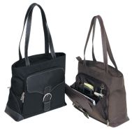 Leather Tote Bag w/ Organizer - Fully Lined - Rendezvous
