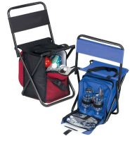 Cooler Chair w/ Two Picnic Settings - Double Sided Cushion