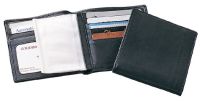 Men's Bi-Fold Wallet w/ Pockets & Credit Card Slots - Leather