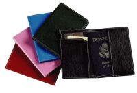 Leather Passport Cover - Two Slip Pockets