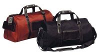 Leather Duffle Bag w/ Multiple Pockets - Bellino Italian