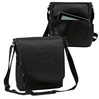 Leather Messenger Bag w/ iPad / Tablet Pocket - Bellino Max
