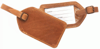 Leather Luggage Tag w/ ID Slot - Canyon Outback Barranca