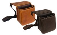 Leather Shotgun Shell Pouch - Canyon Outback Black Hills