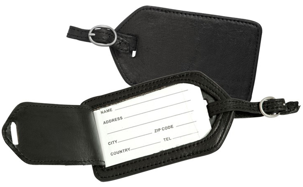 Leather Luggage Tag w/ ID Slot - Canyon Outback Navajo