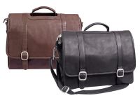 Leather Laptop Briefcase - Canyon Outback Willow Rock