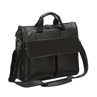 Leather Briefcase w/ Multiple Interior Pockets & Full Organizer