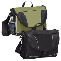 Laptop Messenger Bag w/ Zip Pockets & Organizer - Fits 15.4"