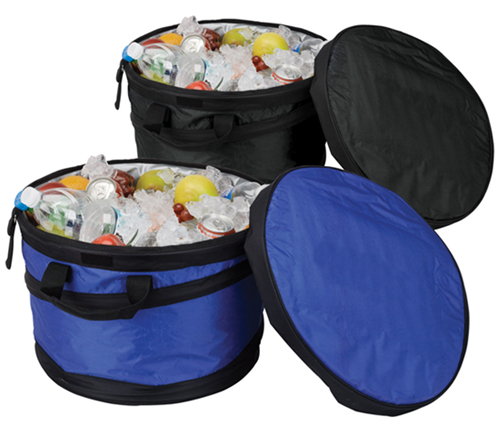 XFINITY Gemline Insulated 28 Can Collapsible Party Cooler Round Cooler Promo 