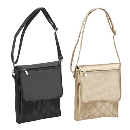 Mini Messenger Bag w/ Magnetic Closure - Silky Satin - Savvy