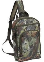 Camo Sling Backpack w/ Tablet Sleeve & Multiple Pockets