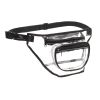 Clear Fanny Pack w/ 3 Pockets & Waist Strap - Vinyl - Peekaboo & Co