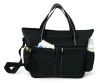 Diaper Tote Bag - Front Zip & Side Mesh Pockets - Peekaboo