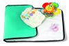 Diaper Tote Bag - Front Zip & Side Mesh Pockets - Peekaboo