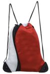 Drawstring Backpack w/ Headphone Port & Velcro Pocket