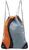 Drawstring Backpack w/ Headphone Port & Velcro Pocket