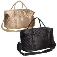 Duffle Bag w/ Wide Opening - Quilted Satin - Savvy