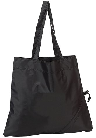 Foldable Tote Bag w/ Drawstring Triangle Corner - Nylon