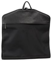 Garment Bag w/ Napa Leather Trim - Bellino