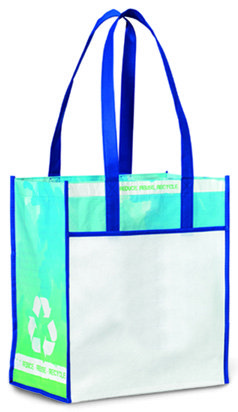 Grocery Tote Bag Recycled Material Vita Laminated