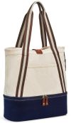 Insulated Tote Bag w/ Slash Pockets - Heritage Supply Freeport