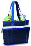 Insulated Tote Bag w/ Zippered Gusset Closure - Vineyard