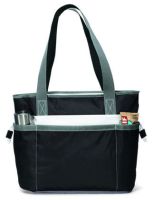 Insulated Tote Bag w/ Zippered Gusset Closure - Vineyard