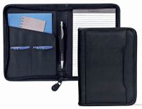 Junior Padfolio w/ Organizer Pocket & Pen Loop - Faux Leather