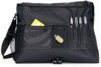 Laptop Messenger Bag w/ Earphone Outlet - Fits 15.4" - Focus