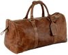 Leather Duffle Bag w/ Lined Interior - Andrew Philips Westbridge