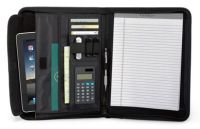Leather E-Padfolio w/ Multi Function Organizer - Vintage