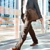 Leather Laptop Briefcase - Andrew Philips Westbridge