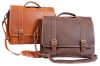 Leather Laptop Briefcase w/ Sleeve - Canyon Outback Old Fort