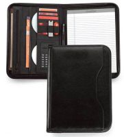 Leather Padfolio w/ Calculator & Memo Pad - Vanguard