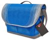 Messenger Bag w/ Graphic Accents - 600D Polyester