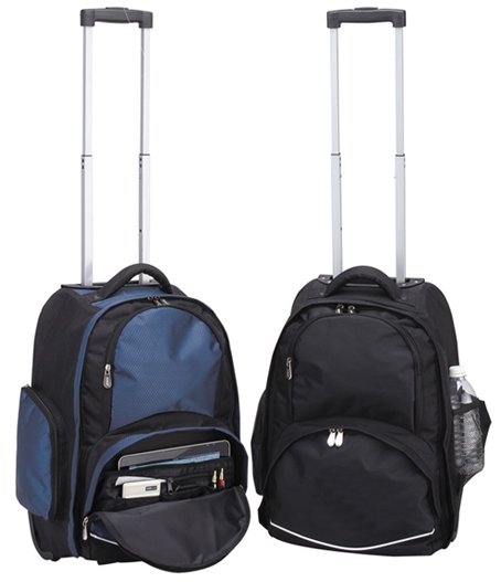 Rolling Laptop Backpack w Padded 17