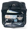 Rolling Laptop Briefcase w/ Accordion Files - Travis & Wells