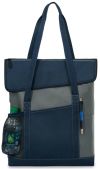 Shopping Tote Bag w/ Flap Closure - Freelance
