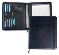 3 Ring Padfolio w/ Multi Pocket Organizer - Wall Street