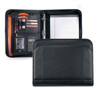 3 Ring Padfolio w/ Multiple Pockets & Calculator - Global