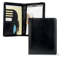 3 Ring Padfolio w/ 1" Rings & Multi-Pocket Organizer - Writers