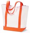 12 oz. Cotton Tote Bag w/ Snap Closure - 18" Wide - Captain