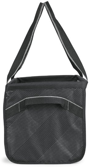 Side sale strap bags