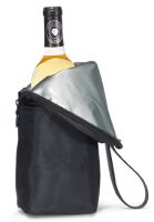 Wine Cooler Bag w/ Zippered Opening - Insulated - Avalon
