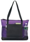 Zippered Tote Bag w/ Multiple Pockets - Pen Loop - Select