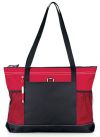 Zippered Tote Bag w/ Multiple Pockets - Pen Loop - Select