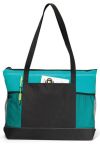 Zippered Tote Bag w/ Multiple Pockets - Pen Loop - Select